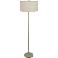 BELID Soft lattiavalaisin Pellava valkoinen-hiekka, Ø44x149,5 cm