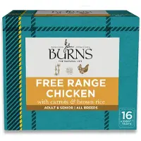 Burns 16×395g Variety Box kana märkäruoka koirille
