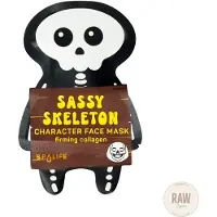 Raw Organic Spalife Halloween Skincare Sheet Mask Sassy skeleton