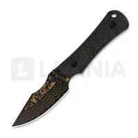 Kizer Cutlery Bone Copper Damascus veitsi, Black Micarta