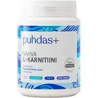 Raw Organic Puhdas+ L-Karnitiini Jauhe 100g