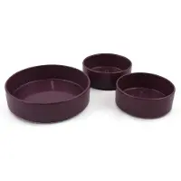 Hermia keraamisten kulhojen setti ST038003F498A000000MACD700, 520 ml, violetti, 3 kpl.