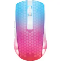 Deltaco Gaming WM89 Langaton Puoliläpinäkyvä RGB Pelihiiri - Valkoinen