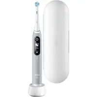 Braun Oral-B iO 4210201381686, Pyörivä hammasharja, Päivittäinen käyttö, Ienhoito, Intense, Herkkä, Valkaisu, Harmaa, Harmaa, Pyöreä, Akku