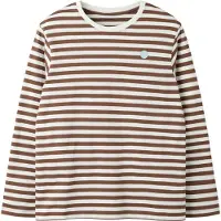 Name it Nkmlincon Ls Nreg Top - Brown - 134-140