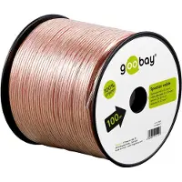Goobay Kaiutinkaapeli 1,5 mm kirkas - 100 m