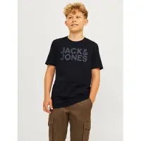 Jack & jones Jjecorp Logo Tee Ss O-Neck Noos Jnr - Black - 164
