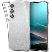 Spigen Liquid Crystal Glitter, Suojus, Samsung, Galaxy S26, 16 cm (6.3"), Läpinäkyvä