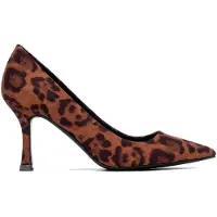 Xti for woman. 14644503-LEOPARDO Shoes 146445 brown (39), 5 to 8 cm, None, Casual, Party, Animal Print