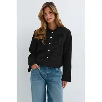 Gina Tricot  - Short blazer - bleiserit - Musta - M - Naiset