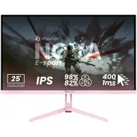 AROZZI 25" Nova IPS, 400Hz Full HD -pelimonitori, pinkki