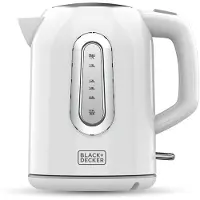 Black & Decker BXKE2204E -vedenkeitin, 1,7 l, 2200 W, valkoinen