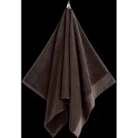 Gant Embroidery Towel 70X140 - Brown - ONE SIZE