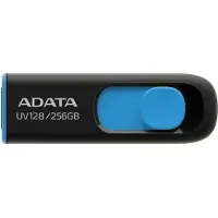 ADATA UV128 USB 3.2 Gen 1 512 Gt -muistitikku, musta/sininen