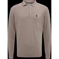 U.S. POLO ASSN. Umsanka Polo Ls Knt - Beige - M