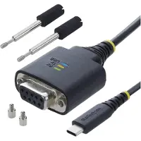 StarTech.com – 6.6ft USB-C to Serial Adapter Cable/FTDI (1P6FFCN-USB-C-SERIAL)