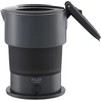 Adler AD 1377g -vedenkeitin, 0,6 l, 600 W, harmaa