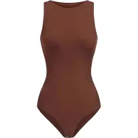 Cfab Muotoileva body 'Crew Neck Bodysuit String' ruskea