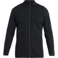 Icebreaker Men's Merino 560 Realfleece Elemental II Long Sleeve Zip Black Välikerrospuserot M