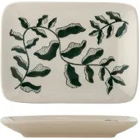 Bloomingville Fauni lautanen Vihreä, 15x11,5 cm