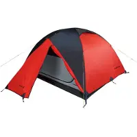 Hannah Outdoor Covert 3 WS vaelluskupoliteltta, 3 henkilöä, mandariininpunainen/tumma varjo