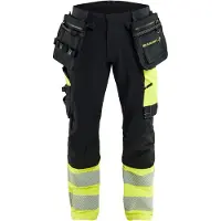 Blakläder 1145 ToolRig Highvis 4-way Stretch työhousut