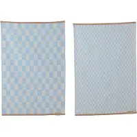 Mette Ditmer Mini-Max keittiöpyyhe 2-pack Blue (sininen), 50x70 cm