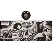 Fanatic 2000 AD Desk Pad & Coaster Set Judge Dredd, hiirimatto + lasialunen