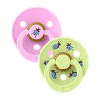 BIBS Studio Colour Pacifier Beetle Mix Latex Round Ballet/Matcha