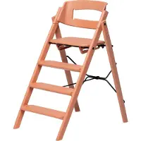 Kaos Klapp Syöttötuoli Recycled + Turvakaari & Tarjotin, Terracotta Pink/Terracotta Pink