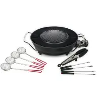Tristar PZ-9131 sähköinen hot pot ja korealainen grilli, 3 l, 1800 w, musta