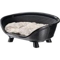 Ferplast Korg - - THRONE 4 - Med relaxdyna - Svart
