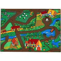 Rebel Roads Farm Life Playmat - 95 X 133 Cm - Multi/patterned - ONE SIZE