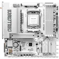 Asrock B850M Challenger WiFi White - Emolevy - micro ATX - Socket AM5 - AMD B850 Chipset - USB 3.2 Gen 1, USB-C 3.2 Gen 1 - 2.5 Gigabit LAN, Blueto...