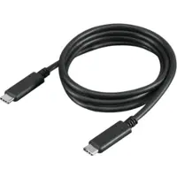 Lenovo - USB-kaapeli - USB-C (han) til USB-C (han) - 20 V - 5 A - 1 m - 4K-tuki, USB Power Delivery (5 A, 100 W) - lajittelu - ThinkCentre M90a Pro...