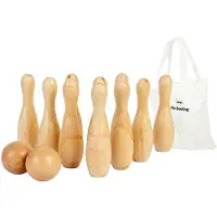 Bigjigs - Wooden Bowling Set 12 pcs.