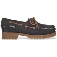 Sebago for woman. 75125EW Ranger Leather Moccasins in brown (41), Flat, 1 to 3 cm, Laces, Casual, Classic