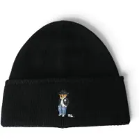 Ralph Lauren for woman. 455P23854001 Black Bear hat (OSFA), Casual, Wool
