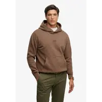 Superdry for man. M2014442A Brown Micro Logo hoodie (XL), Casual, Cotton