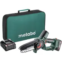 Metabo Moottorisaha oksien karsimiseen Metabo MS 18 LTX 15; 18 V; 1x2,0 Ah akku; laippa 15 cm