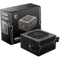 MSI 650W MAG A650BN, ATX-virtalähde, 80 Plus Bronze, musta