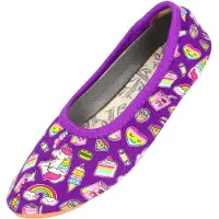 Beck Ballerina 'Candy' keltainen / vaaleankeltainen / lila / vaaleanpunainen