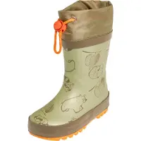 Playshoes Kumisaappaat khaki / oliivi / vaaleanoranssi
