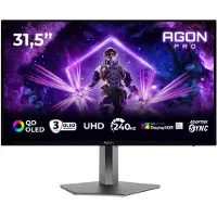 AOC AG326UZD2 31.5" 4K, QD-OLED, 240Hz -pelinäyttö, USB-C hub