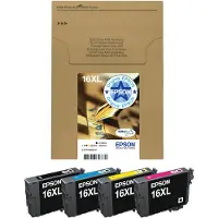 Epson DURABrite Ultra 16XL -mustekasettipakkaus, musta/syaani/magenta/keltainen, 4 kpl