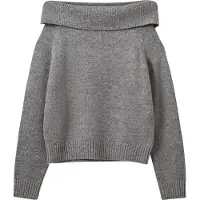 Sofie Schnoor Pusero - Neulottu - SawaSY - Dark Grey Melange - - 14 v (164) - Puserot
