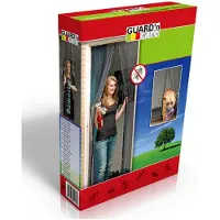 24hShop Magic Mesh Magnet Hyönteisverkko oveen MUSTA - Erittäin vahva magneetti