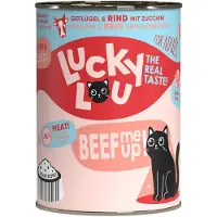 Lucky Lou 6x 400g Lifestage aikuisten siipikarjan ja kanin märkä kissanruoka