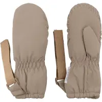 Mini A Ture Matcordt Fleece Lined Mittens - Brown - 18/24M