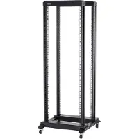 Toten – 19-DR6637 - 19" lattiateline pyörillä, 37U, 600 x 600 mm, asentamaton, musta (DR66379001)